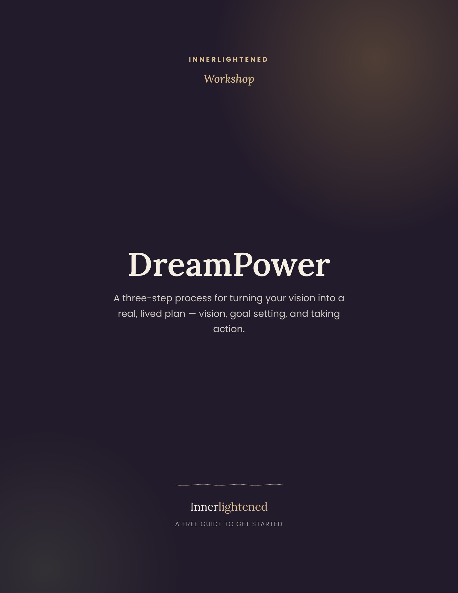 DreamPower guide cover