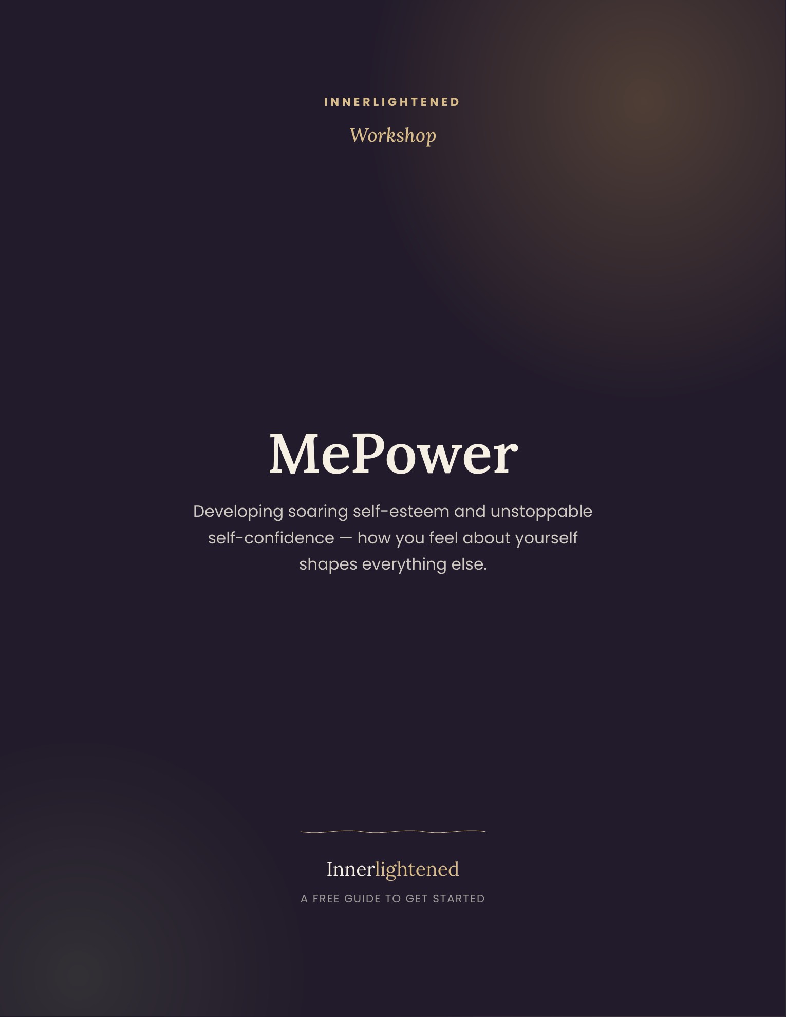 MePower guide cover